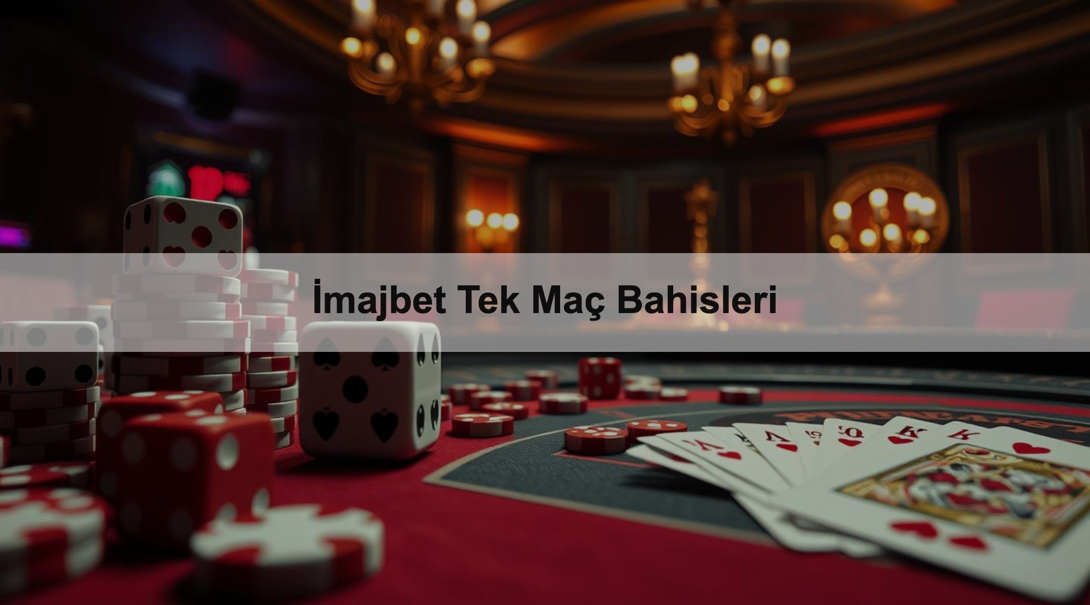 İmajbet Tek Maç Bahisleri